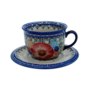 Cup and saucer (A44 D60) 