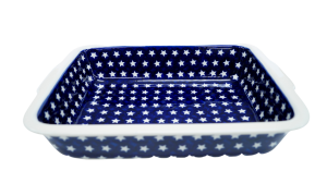 Ovenproof dish with handles (A121 D46)