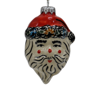 Ceramic Christmas ornament SANTA (A317 D66) 