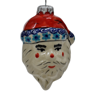 Ceramic Christmas ornament SANTA (A317 D98)