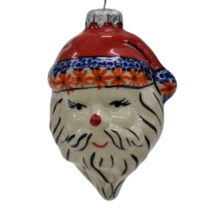 Ceramic Christmas ornament SANTA (A317 D69) 