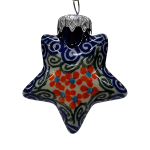 Christmas ornament STAR (A489 D5)