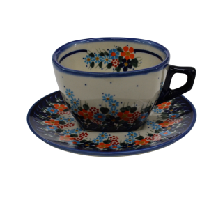 Coffe cup with a saucer 300ml (A504 D23)  