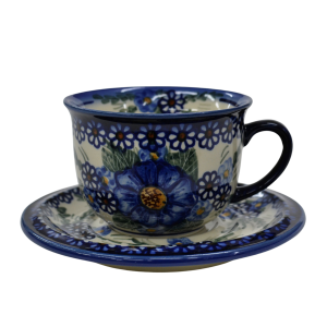 Cup and saucer (A44 D74) 
