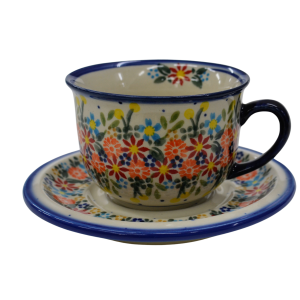 Cup and saucer (A44 D55)      