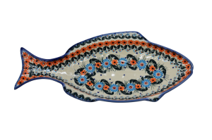 Fish baking dish small (A498 D91) 
