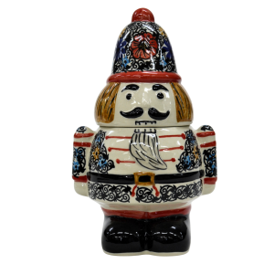 Nutcracker Soldier container with lid (A520 D66)                     