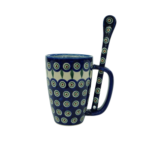 Cappuccino mug with a spoon (A20 D43)