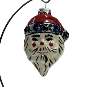 Ceramic Christmas ornament SANTA (A317 D87) 