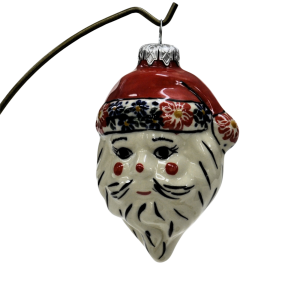 Ceramic Christmas ornament SANTA (A317 D56)          