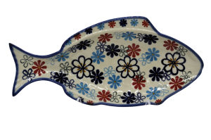 Fish baking dish small (A498 D44) 