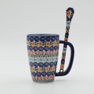 Cappuccino mug with a spoon (A20 D35)  