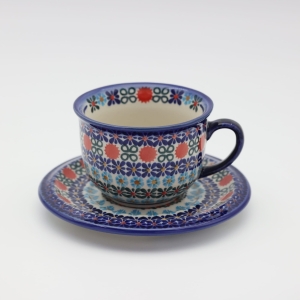 Cup and saucer (A44 D30)       