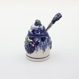 Container with a spoon BLUEBERRIES (A3 D118)   