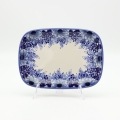 Serving platter DARIA 1 A166 D118 – hand-painted Bolesławiec pottery, elegant and practical for serving main dishes.