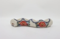 Decorative Bolesławiec candle holder A750 D60, ideal for living room or dining area.