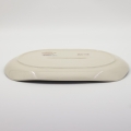 Large ceramic ROGAŚ platter A173 D64, hand-painted, perfect for serving meats, cold cuts, and appetizers.