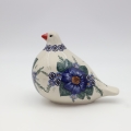 Bolesławiec ceramic pigeon – handmade, hand-painted, durable.