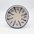 Round ceramic baking dish from Boleslawiec, authentic Polish pottery, hand painted stoneware cookware, handmade artisan ceramic dish for oven, microwave and dishwasher.