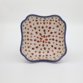 Small TULIPAN ceramic bowl – hand-decorated Polish pottery with a traditional floral pattern. Perfect for desserts, snacks, or side dishes. Authentic Bolesławiec ceramic, durable and decorative.