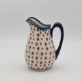 We present an authentic Bolesławiec pottery pitcher, which perfectly blends centuries of Polish craftsmanship tradition with modern functionality.