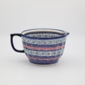 Thick stoneware construction keeps the bowl sturdy on your counter during prep.