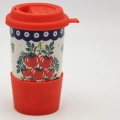 Authentic Polish Pottery: Individually hand-decorated in Bolesławiec, Poland, making each cup a unique piece of functional art.