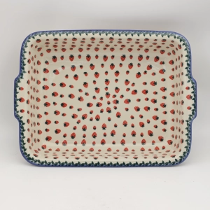 Ovenproof dish with handles (A121 D139) 