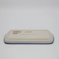 Authentic Polish pottery rectangular serving dish from Bolesławiec – perfect for appetizers, desserts, and meats.