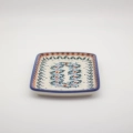 Authentic Polish pottery rectangular serving dish from Bolesławiec – perfect for appetizers, desserts, and meats.