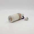 Handcrafted Bolesławiec ceramic bottle.