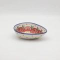 Handcrafted Bolesławiec ceramic bowl.