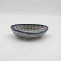Handcrafted Bolesławiec ceramic bowl.