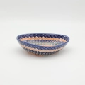Handcrafted Bolesławiec ceramic bowl.