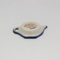 Polish pottery tea bag coaster.