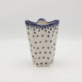 Polish stoneware Lily vase.