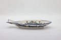 Handcrafted Bolesławiec ceramic baking dish with traditional hand-painted pattern.