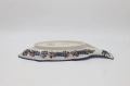 Handcrafted Bolesławiec ceramic baking dish with traditional hand-painted pattern.