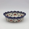 Round ceramic dish FALA 26 cm, perfect for serving salads, pasta, and main courses.