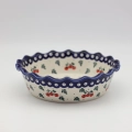 Round ceramic dish FALA 26 cm, perfect for serving salads, pasta, and main courses.