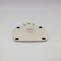 Small ceramic cheese board with convenient handle for serving snacks and appetizers.