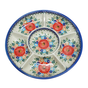 Round divided plate (A172 D60)