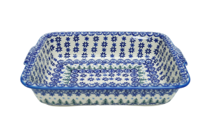 Ovenproof dish with handles (A121 D85)