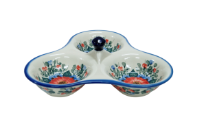 Triple serving tray (A365 D28)