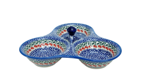 Triple serving tray (A365 D29)